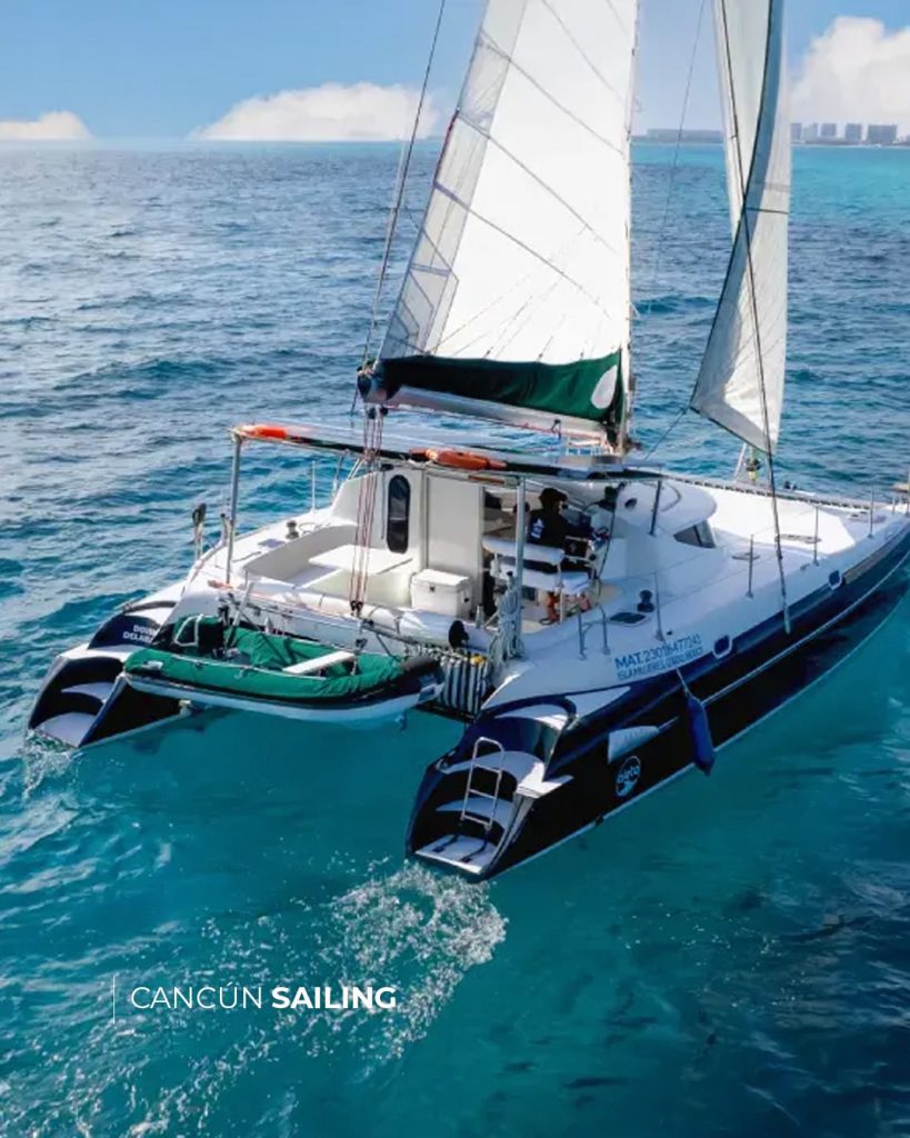 Cancún en catamarán es otra cosa